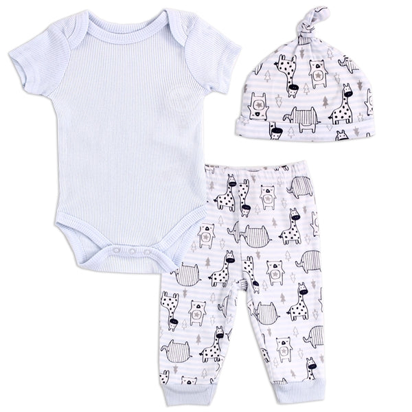 "Meep Animals" Onesie Set